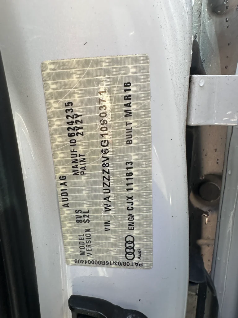 Audi S3 2016 White Auto Petrol