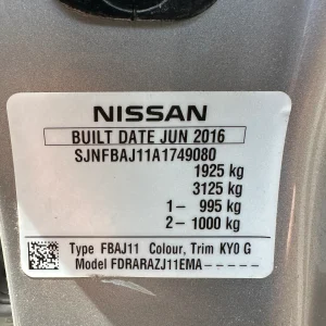 Nissan Qashqai 2016 Grey Auto Petrol