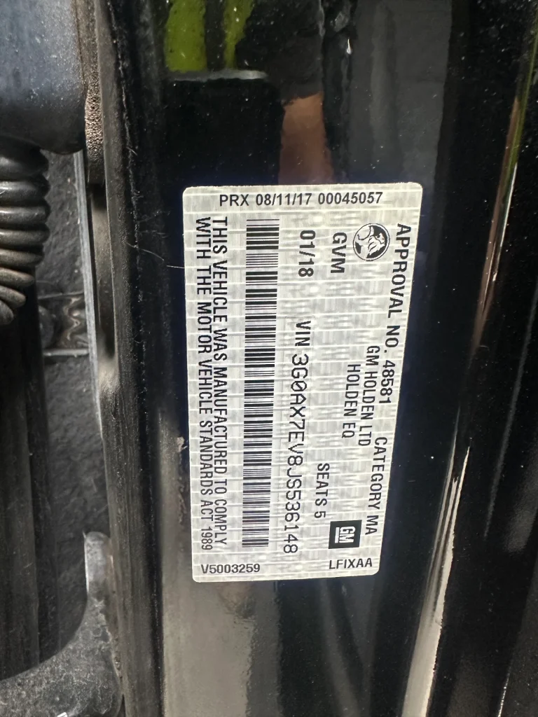 Holden Equinox 2017 Black Auto Petrol