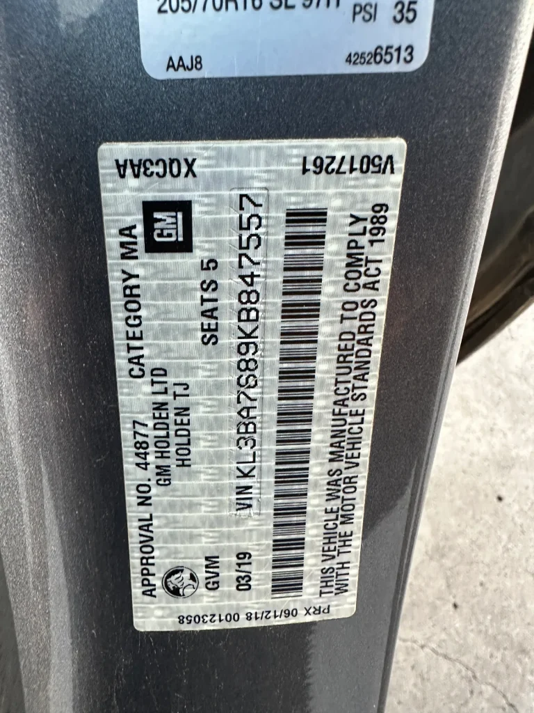 Holden Trax 2019 Grey Auto Petrol