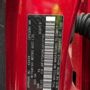 Mitsubishi ASX 2020 Red Auto Petrol