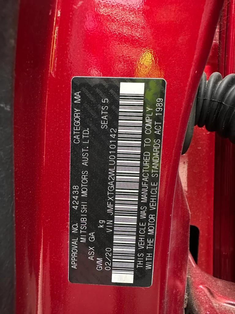 Mitsubishi ASX 2020 Red Auto Petrol