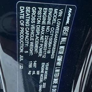 Haval Jolion 2022 Black Auto Petrol