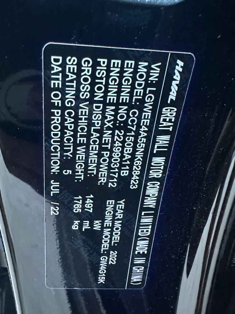 Haval Jolion 2022 Black Auto Petrol