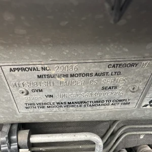 Mitsubishi Lancer 2002 Silver Auto Petrol