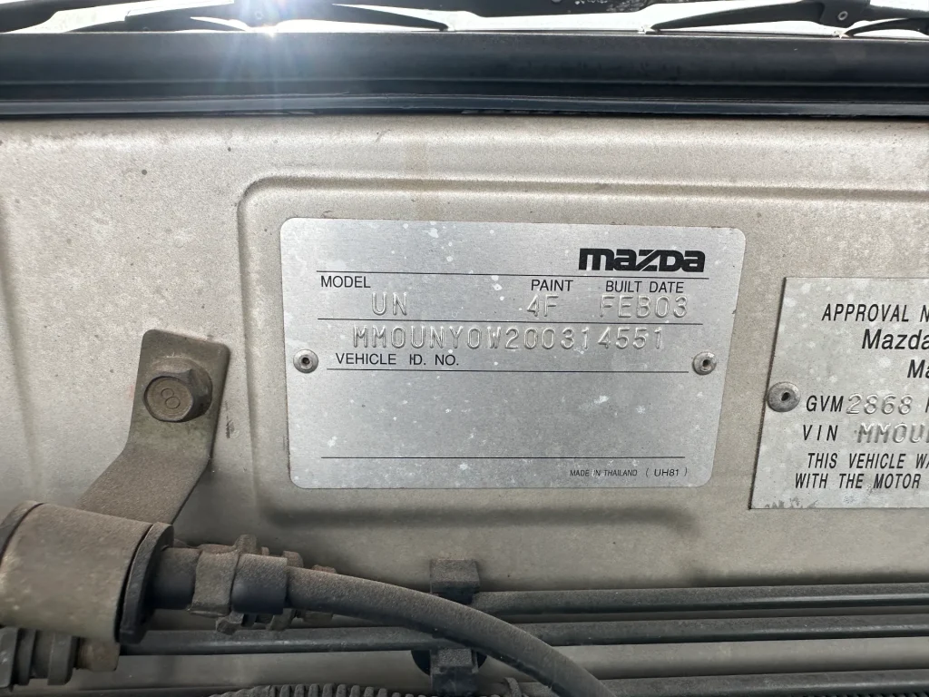 Mazda Bravo 2003 Gold Man Diesel