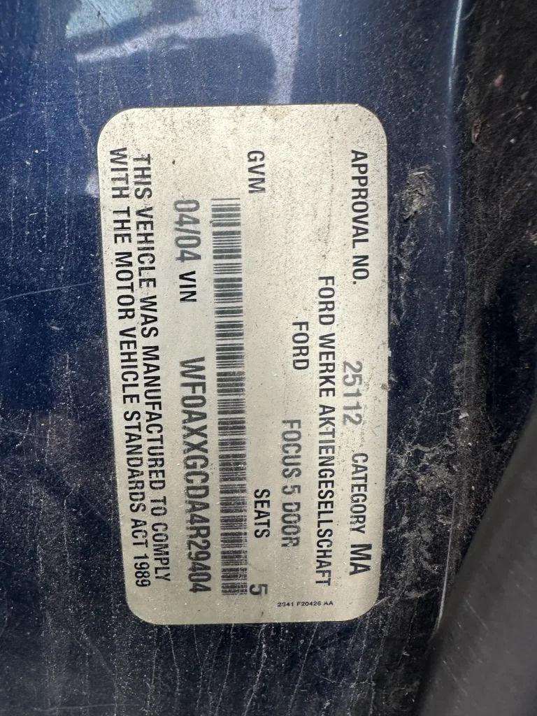 Ford Focus 2004 Blue Auto Petrol