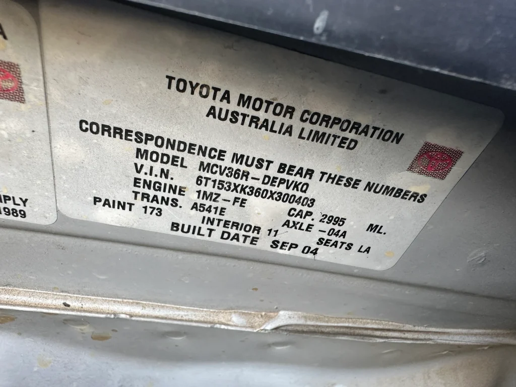 Toyota Camry 2004 Silver Auto Petrol