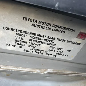 Toyota Camry 2004 Silver Auto Petrol
