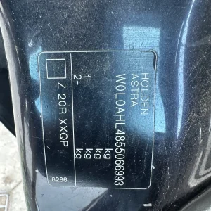 Holden Astra 2005 Black Auto Petrol