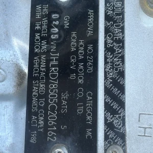 Honda CR-V 2005 Silver Auto Petrol