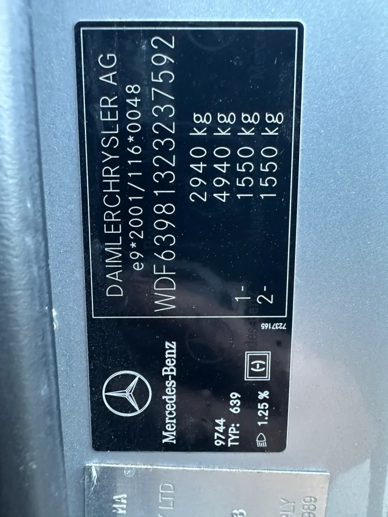 Mercedes Benz Viano 2006 Silver Auto Diesel