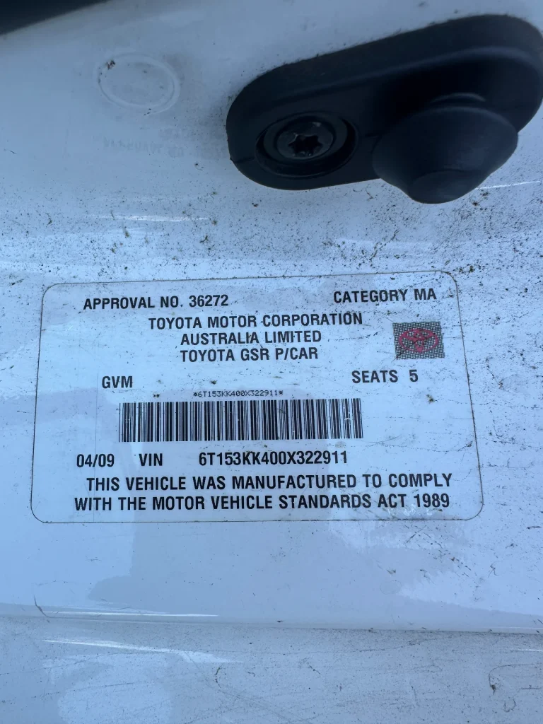 Toyota Aurion 2009 White Auto Petrol