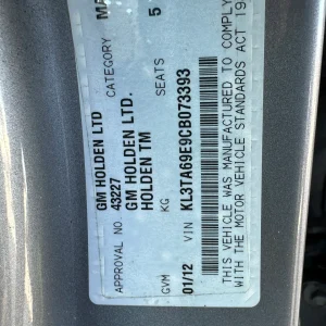 Holden Barina 2011 Grey Auto Petrol