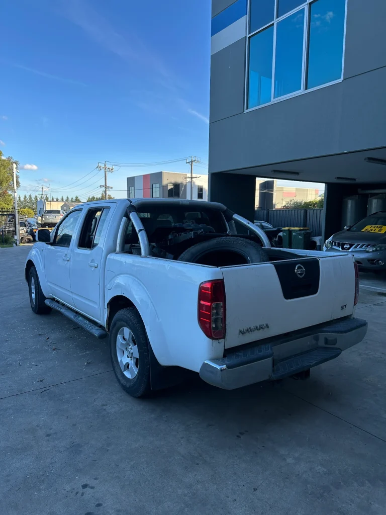 Nissan Navara 2011 White Auto Diesel