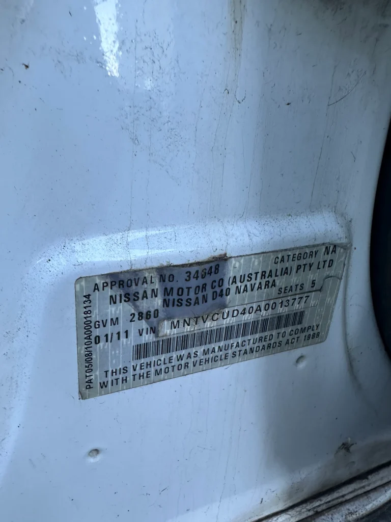 Nissan Navara 2011 White Auto Diesel
