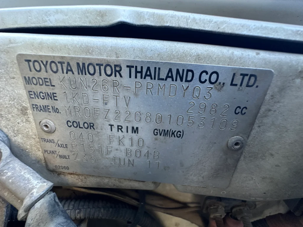 Toyota Hilux 2011 White Man Diesel