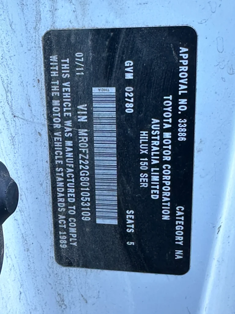 Toyota Hilux 2011 White Man Diesel