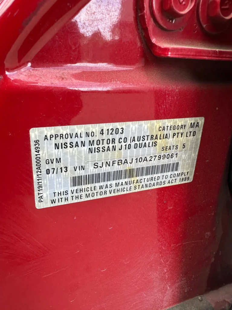 Nissan Dualis 2013 Red Auto Petrol