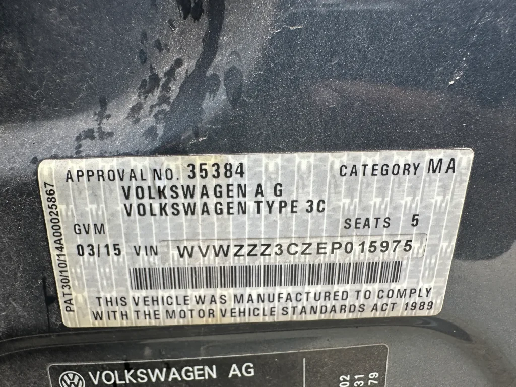 Volkswagen Passat 2013 Grey Auto Petrol