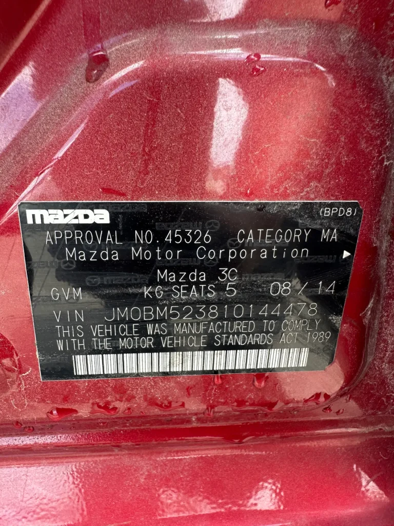 Mazda 3 sp25 2014 Red Auto Petrol