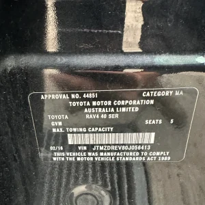 Toyota Rav4 2016 Black Auto Petrol