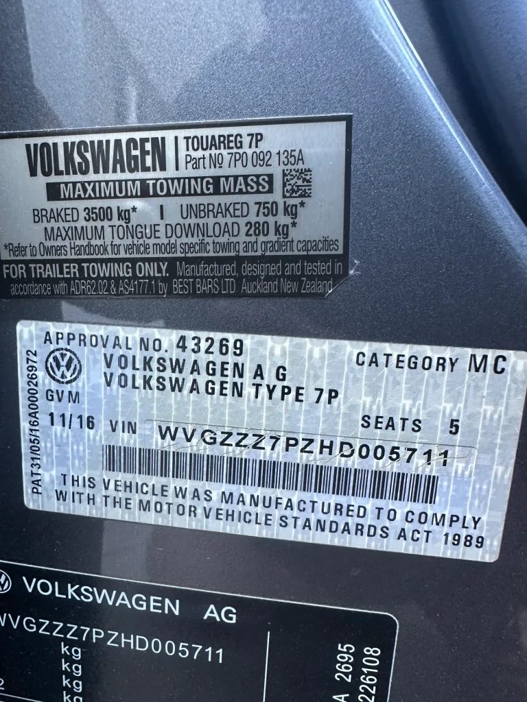 Volkswagen Touareg 2016 Grey Auto Diesel