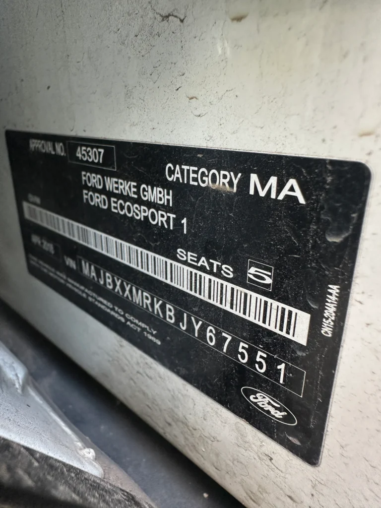 Ford Ecosport 2018 White Auto Petrol
