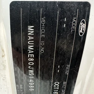 Ford Ranger 2018 White Man Diesel