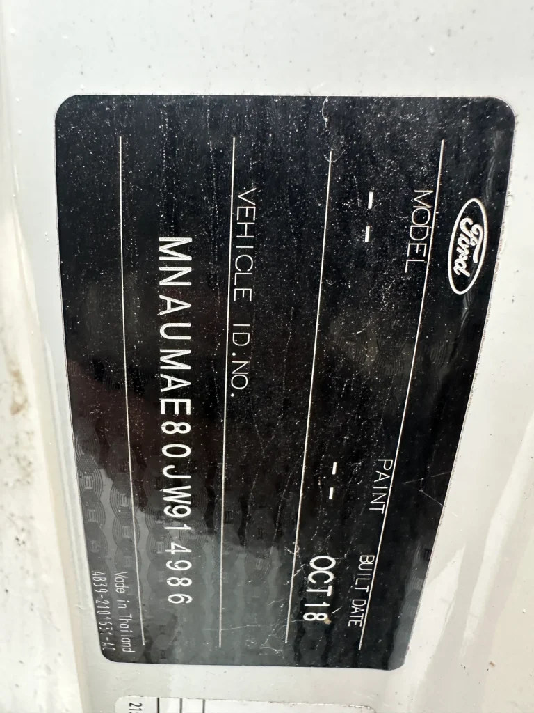 Ford Ranger 2018 White Man Diesel