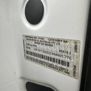 Nissan Navara 2018 White Man Diesel