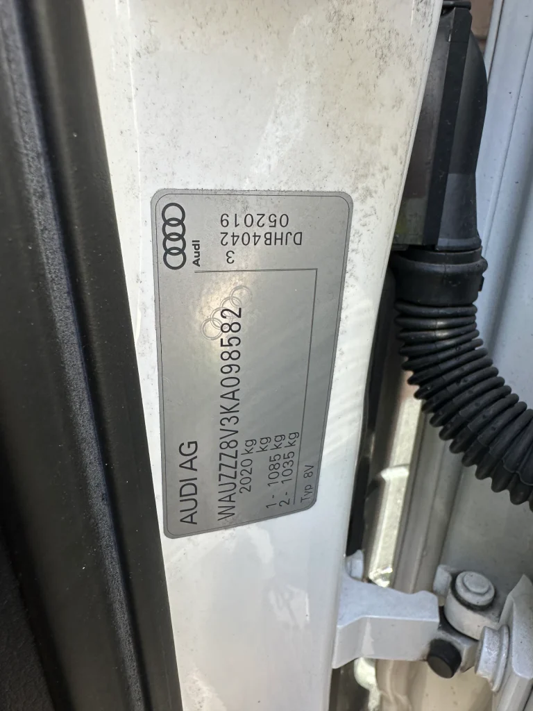 Audi S3 2019 White Auto Petrol