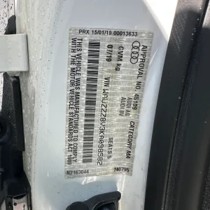 Audi S3 2019 White Auto Petrol