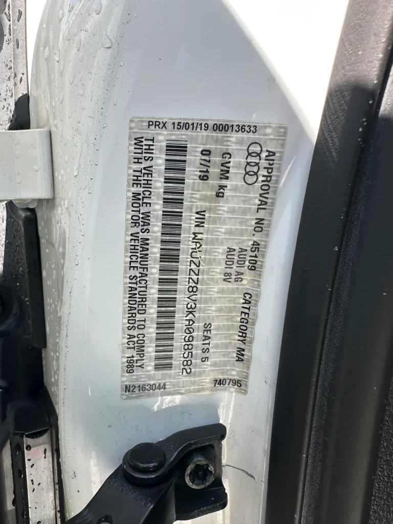 Audi S3 2019 White Auto Petrol