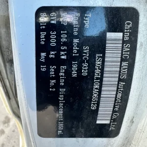 LDV G10 2019 White Auto Diesel