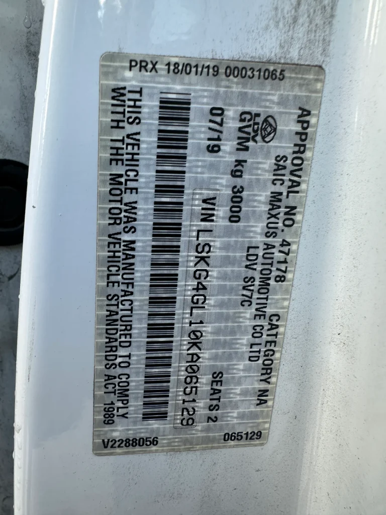 LDV G10 2019 White Auto Diesel