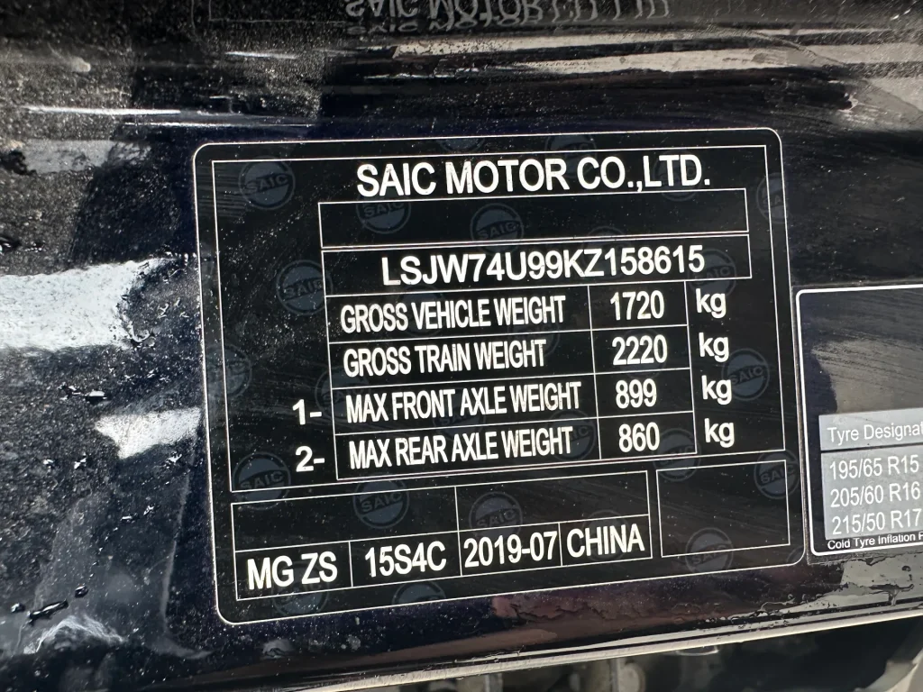 MG ZS 2019 Black Auto Petrol