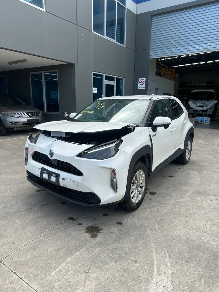 Toyota Yaris 2021 White Auto Petrol-Electric