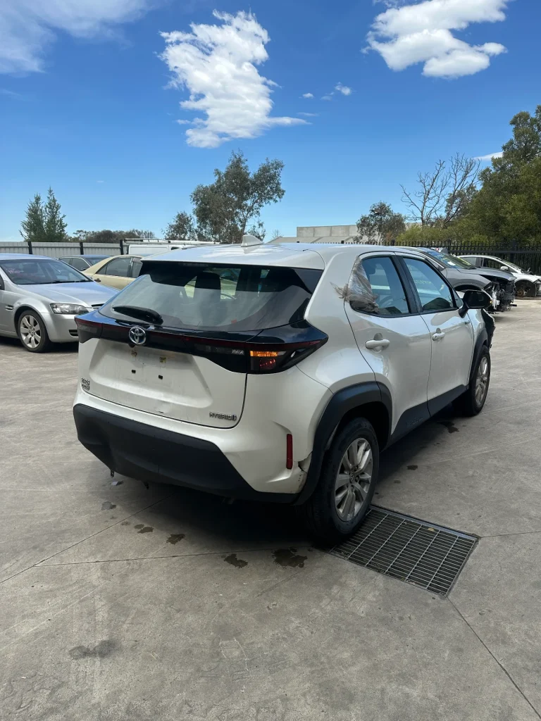 Toyota Yaris 2021 White Auto Petrol-Electric
