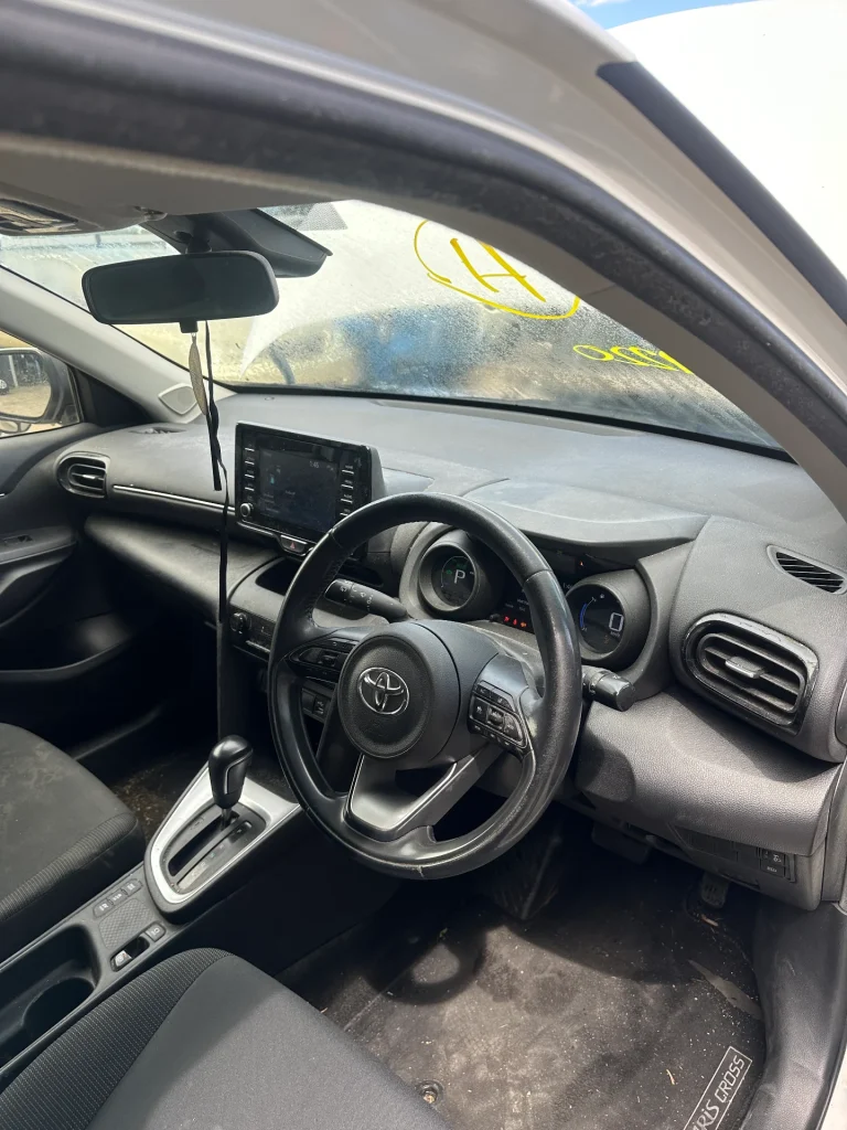Toyota Yaris 2021 White Auto Petrol-Electric