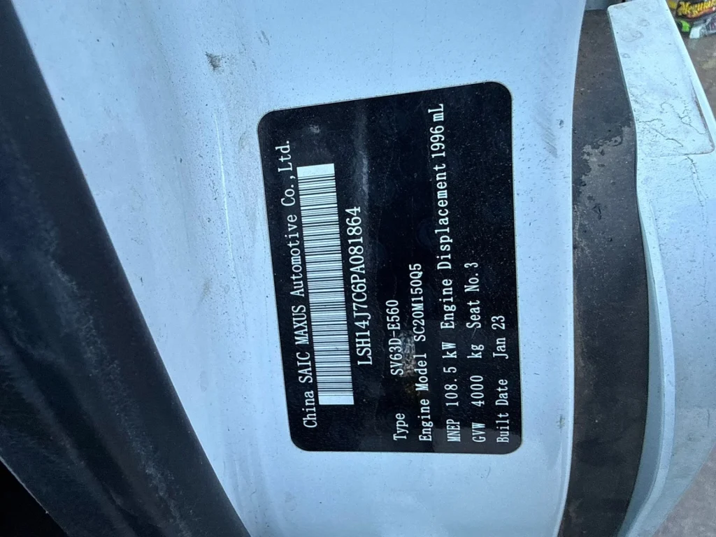 LDV Deliver 9 2023 White Auto Diesel