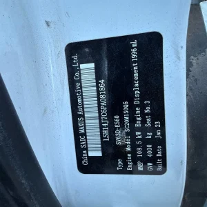 LDV Deliver 9 2023 White Auto Diesel