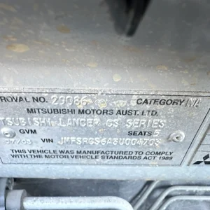 Mitsubishi Lancer 2003 Silver Auto Petrol