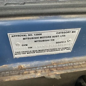 Mitsubishi Magna 2003 Blue Auto Petrol