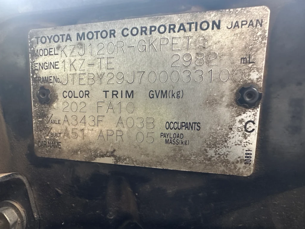 Toyota Prado 2005 Black Auto Diesel