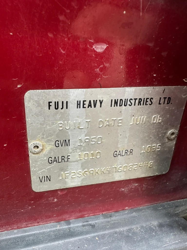 Subaru Forester 2006 Red Auto Petrol