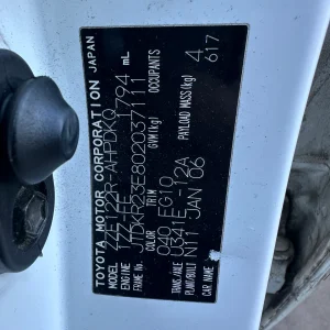 Toyota Corolla 2006 White Auto Petrol
