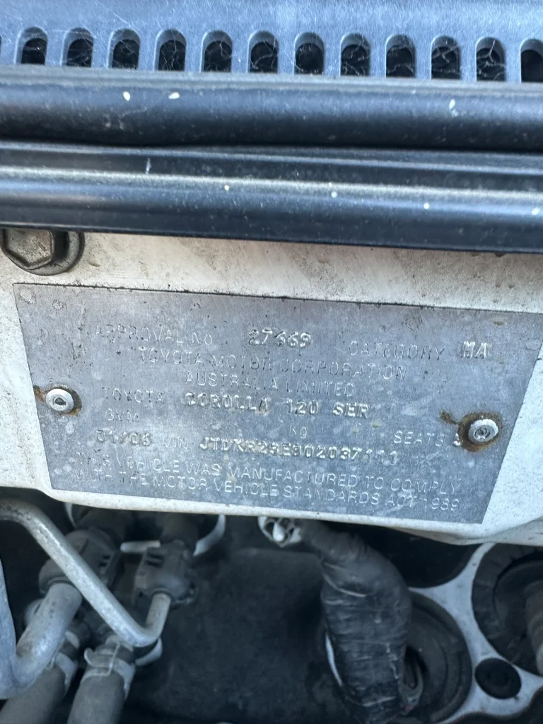 Toyota Corolla 2006 White Auto Petrol