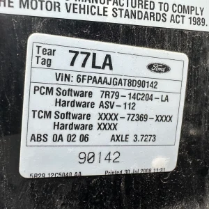 Ford Territory 2008 Black Auto Petrol