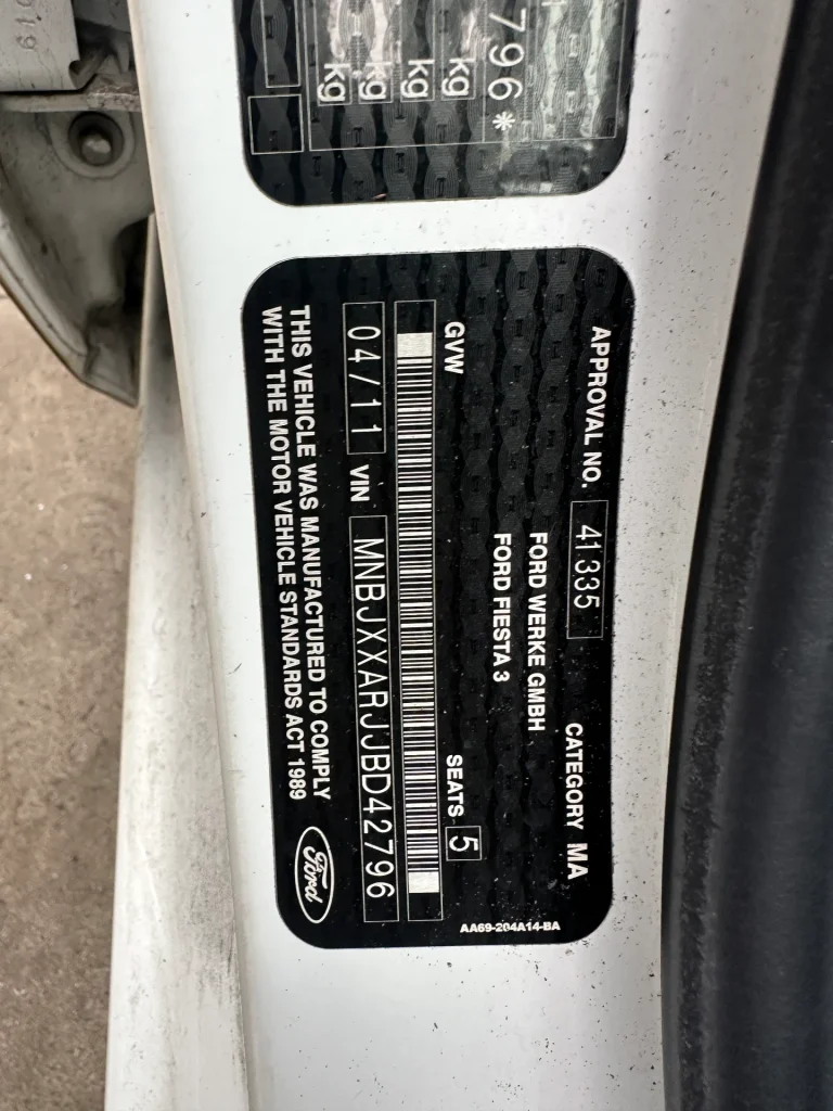 Ford Fiesta 2011 White Auto Petrol